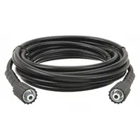 Pressure Washer Hose: 1/4 in ID, 25 ft Lg, PVC, Black, M22 Female x M22 Female Fitting Size (MPN 22KD99)