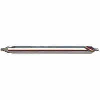 KEO Center Drill: Plain Type, #3, 60°, 8 in Overall Lg, AlTiN Coated High Speed Steel (MPN 907-000-789)