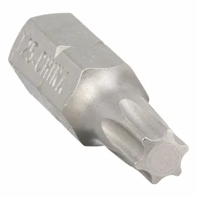 IRWIN Insert Bit: Insert Bit, T25 Bit Size, Imperial/Metric, Torx Head, Std, 1 in Overall Lg - Insert Torx Bits