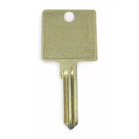 Key Blank: Compatible with Corbin/Russwin Locks, 6 Pins, Brass, Nickel Plated (MPN A1011D1-HANS-ILCO)