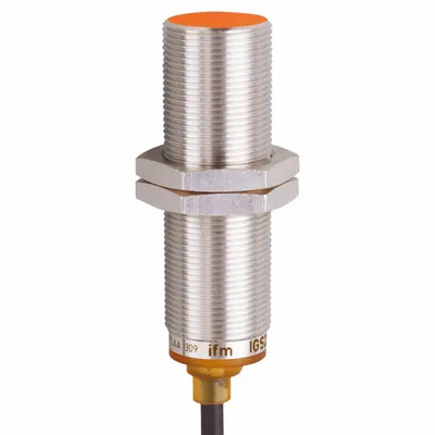IFM Inductive Cylindrical Proximity Sensor: Non-Terminated Cable, Shielded - Cylindrical Sensors with Non-Terminated Cables
