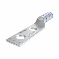Compression Lug: For 6 AWG, Stranded Wire, 1/4 in Stud Size, Long, Copper Barrel (MPN YAZV6C2TC14FX)