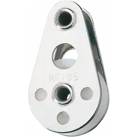 RONSTAN Pulley Block: Fixed, 1 Sheaves, For 5/16 in Rope Dia - Max, 1 1/8 in Sheave Outside Dia (MPN RF185)