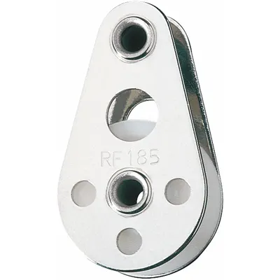 RONSTAN Pulley Block: Fixed, 1 Sheaves, For 5/16 in Rope Dia - Max - Fixed Pulleys