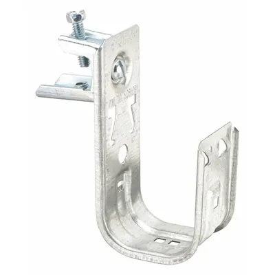 COOPER B-LINE J-Hook: Clamp-On with Locking Latch, 2 in Max. Bundle Dia. - Beam Mount J-Hooks