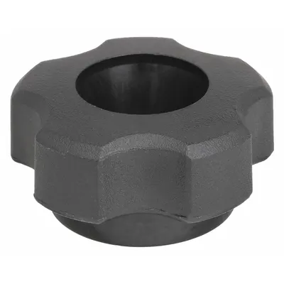 INNOVATIVE COMPONENTS Snap-Lock 5-Arm Knob, #10 Thread, 1.36 in Dia - Snap-Lock 5-Arm Knobs