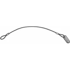 Nylon lanyard with two 3/4 in loops and 12 in overall length. Pack of 5. Used for securing handheld tools at height to prevent dropped objects.
