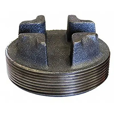 ANVIL Plug: 4 in, Threaded, 300 psi @ 150° F, Plug - Medium-Pressure Threaded Pipe Fittings