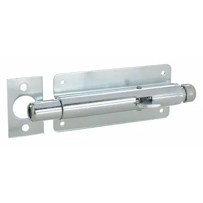 OEM Zinc Foot-Operated Door Bolt, 1 in Ht x 2 1/4 in Wd x 6 in Lg - Door Bolts