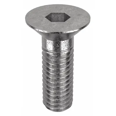 FOREVERBOLT Socket Flat Head Screw: M6x1.00 Thread Size, 16 mm Lg, Flat, NL-19, Stainless Steel - Flat Head Socket Cap Screws