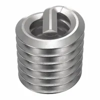 HELI-COIL Helical Insert: Tanged Tang Style, Screw-Locking, #8-32 Thread Size, Plain, Plain, 100 PK (MPN A3585-2CN246)