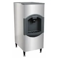 SCOTSMAN Ice Dispenser: 120 lb Storage Capacity, Rocking Chute, Antimicrobial, Dispenses Ice (MPN HD22B-1)
