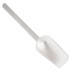 Approved Vendor Polypropylene Lab Scoop, 60 mL, 20.5 cm, White, FDA Grade