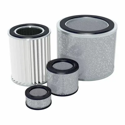 SOLBERG Filter: Fiberglass, 2.66 in Overall Ht, 1 1/2 in Inside Dia, 2 1/2 in Outside Dia - Air Filter Replacement Elements