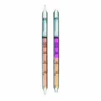 This 10-pack of gas detection tubes is designed for use with DRAEGER Accuro pumps to detect phosphine in acetylene. It operates at a maximum temperature of 104°F and offers two measurement ranges: 1 to 15 ppm and 0.11 to 1 ppm. Suitable for industrial gas monitoring applications where acetylene is handled