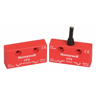 Honeywell Magnetically Actuated Safety Interlock Switch: FF5 Series, 1NO/2NC - DC Safety-Interlock Switches