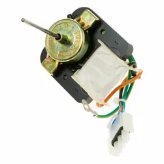 Genuine OEM replacement evaporator fan motor for refrigerators and freezers. Circulates cold air to maintain uniform temperature. Direct replacement for compatible GE models.