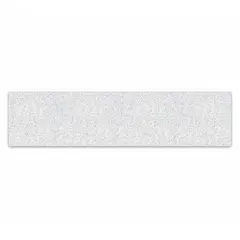 White thermoplastic pavement marking with legend Lines, measuring 12 inches long by 3 feet wide. Applied using a hand torch for bonding to asphalt or concrete surfaces. Used for marking lanes, boundaries, or directional indicators on roads, parking lots, and industrial floors.