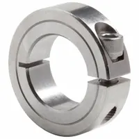 CLIMAX METAL PRODUCTS Shaft Collar: 1-Piece, Inch, Round, Clamp-On, 1 3/8 in Bore Dia, 303 (MPN 1C-137-S)