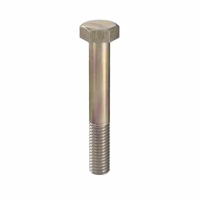 LINDSTROM Hex Head Cap Screw: Steel, Class 10.9, Zinc Yellow, M8, Metric, 55 mm lg - Class 10.9 Steel Hex Head Cap Screws