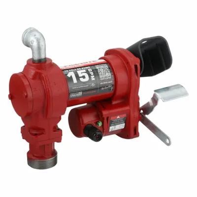 FILL-RITE Electric Drum Pump: 12 V DC, 1/4 hp HP, 15 gpm Max. Flow Rate, Pump Only - Bung-Mount DC-Powered Fuel Transfer Pumps