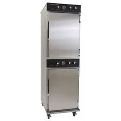 Two-baking-chamber radiant oven operating on 208 to 240V AC. Designed for commercial baking and food warming with consistent radiant heat distribution.
