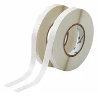 Pre-Cut Label Stock Roll: 1/2 in x 1/2 in, 11/16 in x 1/2 in, Polyimide, White (Matte) (MPN THT-99-719-10)