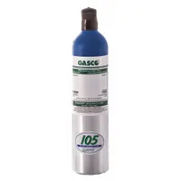 GASCO Calibration Gas: Air, +/-5% Accuracy, C3H8, Calibration Gas, 105 L Cylinder Capacity, Cylinder (MPN 105ES-176P-30)