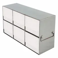 Freezer Rack: 18 1/4 in Overall Lg, 5 7/8 in Overall Wd, Stainless Steel, Tube Boxes (MPN RLB32A)