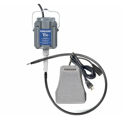 FOREDOM Flex Shaft Motor Kit: 3 A Current, Variable Speed, TX - Flexible Shaft Corded Rotary Tools