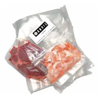Vacuum Sealer Bag: 10 in Overall Wd, Clear, Vacuum Seal, FDA/USDA, 3 mil Thick, Flat Pack, 100 PK (MPN 40816)