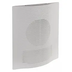 Large recessed electric wall heater for commercial or industrial spaces requiring supplemental or primary heating. Operates on 277V AC single-phase power with dual wattage output of 1800 W and 4800 W. Features 5-2 programmable scheduling for energy-efficient operation. White grille; rough-in dimensions 18-3/16 in x 14-1/4 in x 3-7/8 in.
