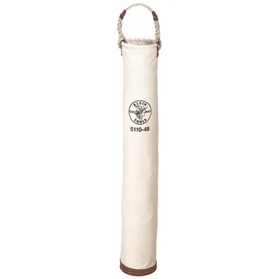 KLEIN TOOLS Bucket Bag: 48 in H, Off-White, Canvas, 0 Pockets - Canvas Bucket Bags