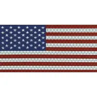 Reflective Decal: Construction/Emergency Vehicles/Trucks and Trailers, Blue/Red/White, 3 3/4 in Wd (MPN 18376)