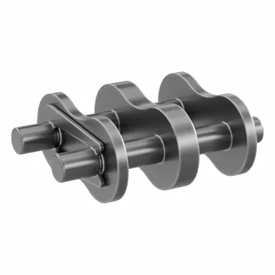 TRITAN Roller Attachment Link: For Std Roller Chains, 60, Double Strand, 3/4 in Pitch - Connecting Links for ANSI Standard Chains