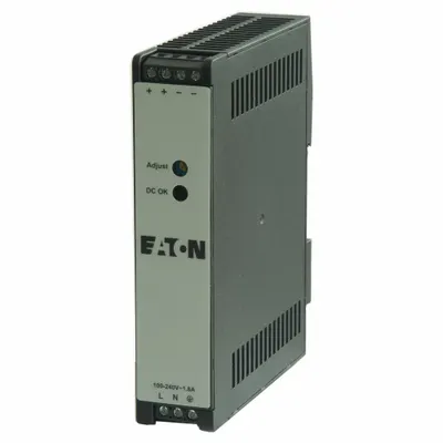 EATON DC Power Supply: DIN Rail, 60 W Output Power - Rated, 5 A Current - Output - DIN Rail Mount DC Power Supplies