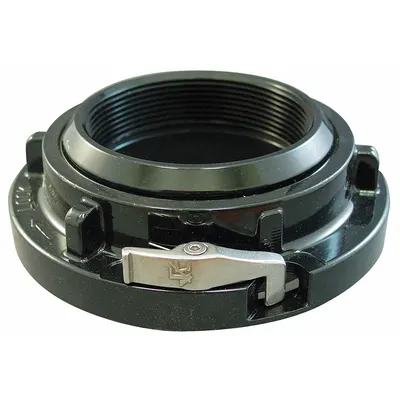 MOON AMERICAN 7115-60660Z Aluminum Rigid NPT x Storz Straight Adapter - Aluminum Rigid Fire Hydrant & Standpipe Adapters