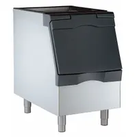 Ice Bin: 370 lb Storage Capacity, Top Hinged, 44 in Ht, 22 in Wd, 34 in Dp, Stainless Steel, 36N919 (MPN B322S)