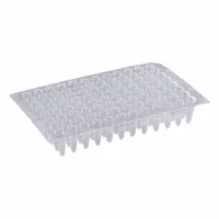 QORPAK PCR Well Plate: Sterile, 96 Wells, 0.2 mL, RNase/DNase Free, Square, Polypropylene (MPN 341364)
