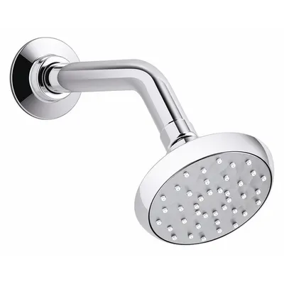 KOHLER Awaken B90 Single-Pattern Fixed Showerhead, 1.5 gpm, Metal, K-72422-CP - Single-Pattern Fixed Showerheads