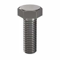 Hex Head Cap Screw: Steel, Class 8.8, Plain, M12, Metric, 35 mm lg, Fully Threaded, Metric, 50 PK (MPN HC3812035-050P1)