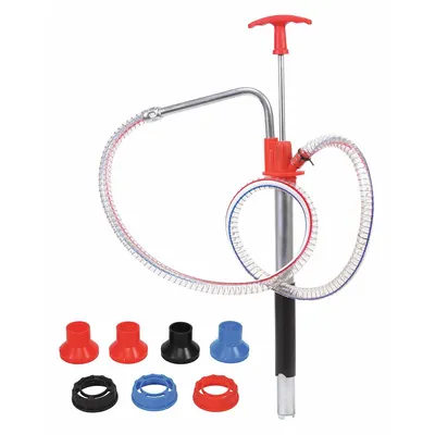 WESTWARD Hand Pump: Lever Action, Pump with Hose - Down-Stroke Drum Pumps