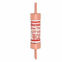 MERSEN Fuse: Class K5, OT Series, Fast-Acting, 100 A, 250 V AC, 250 V DC, Non-Indicating (MPN OT100)