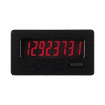 RED LION Counter: Hour Meters, DIN Track Mounting, 1 1/8 in x 2 in, UL, LCD - Digital Counters