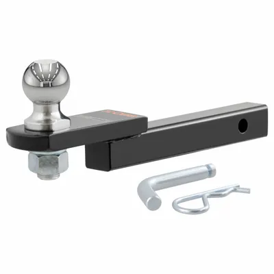 CURT Towing Ball Mount: II, 1 in Compatible Ball Shank Dia, 2 in Ball Dia - Ball Mount Kits