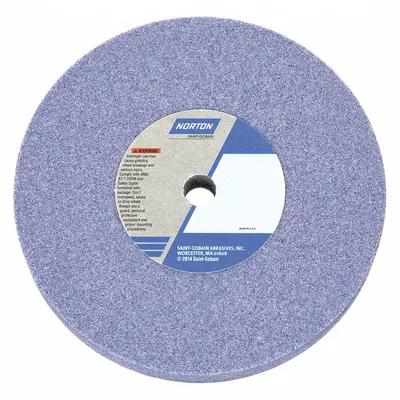NORTON Straight Grinding Wheel: Type 1, 4" x 1/2" x 3/4", 32A80-KVBE, 5 PK - Grinding Wheels for Moderate-to-Heavy Grinding of Tool Steels