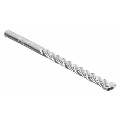 WESTWARD Round Hammer Drill: 1/4 in Drill Bit Size, 2 3/4 in Max Drilling Dp - Round-Shank Masonry Drill Bits