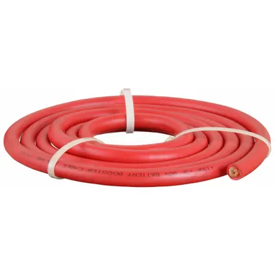 WESTWARD Battery Jumper Cable: 2/0 ga, 120 in Cable Lg, Red - Cut to Length Jumper Cables
