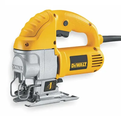 DEWALT Jigsaw: 5.5 A Current, 3,100 stroke/min Stroke Rate - Max, Orbital, 1 in Stroke Lg - D-Handle Corded Jigsaws
