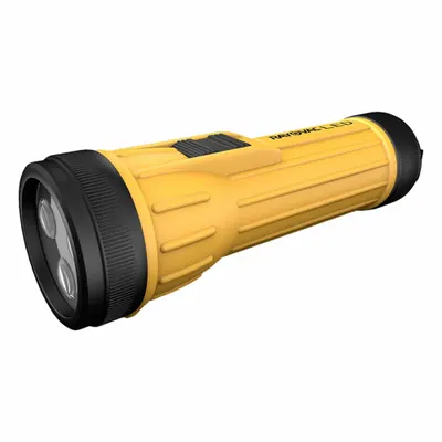 RAYOVAC Flashlight: 150 lm, 50 hr Run Time at Max. Brightness, 90 m Max Beam, 1 Light Output - Flashlights